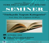 SEMİNER: 