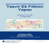 SEMİNER: Tasvir Ek Fiilinin Yapısı
