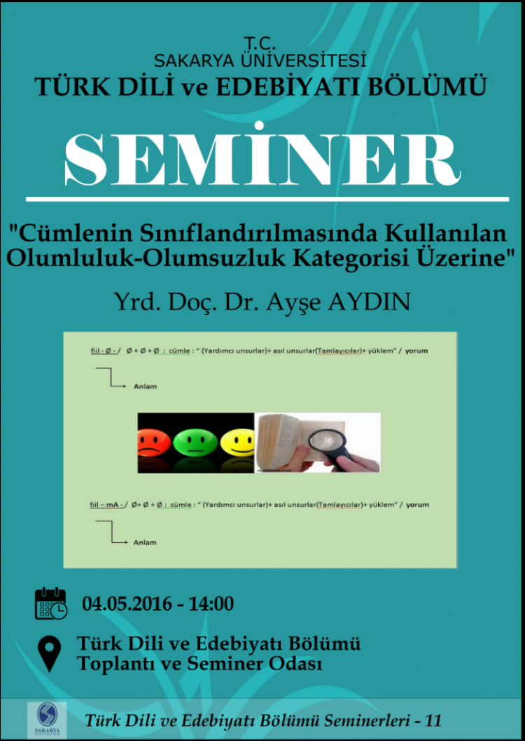 SEMİNER: 