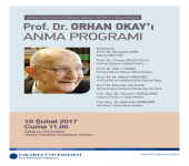 Prof. Dr. Orhan OKAY'ı Anma Programı